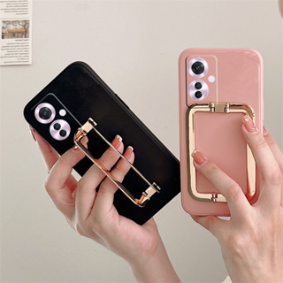 2024 新款手機殼適用於 OPPO Reno11 F 5G Reno11F 手機殼帶指環支架金屬支撐矽膠軟殼保護套
