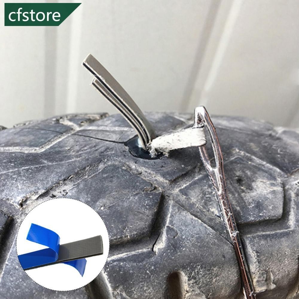 Cfstore 10 件/套汽車輪胎修復橡膠條真空輪胎車輪穿刺修復工具攪拌密封件配件適用於摩托車自行車 J4R2