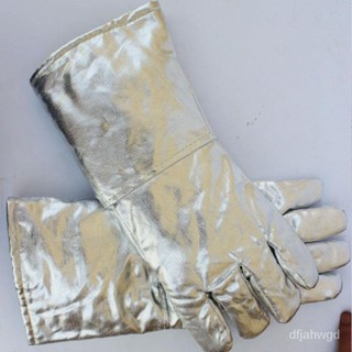 【上新】鋁箔手套防燙手套防高溫隔熱手套耐高溫五指加厚防輻射熱500度