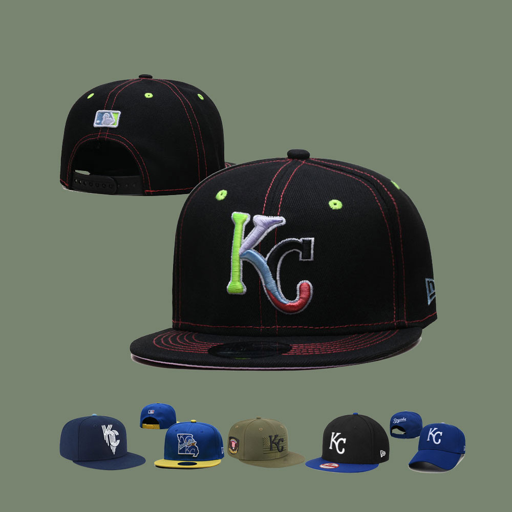 MLB 堪薩斯市皇家隊 Kansas City Royals 棒球帽 防晒帽 男女通用 遮陽帽 時尚潮帽 球迷帽 UBI
