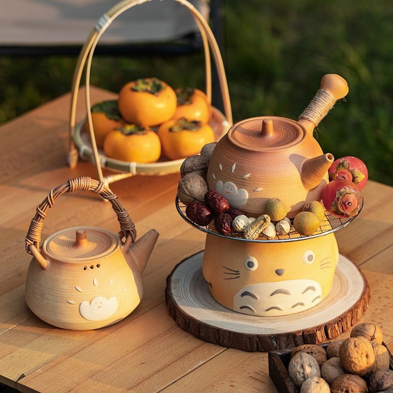 【好物集】龍貓圍爐煮茶器具全套罐罐茶2023新款煮茶壺炭爐茶具套裝