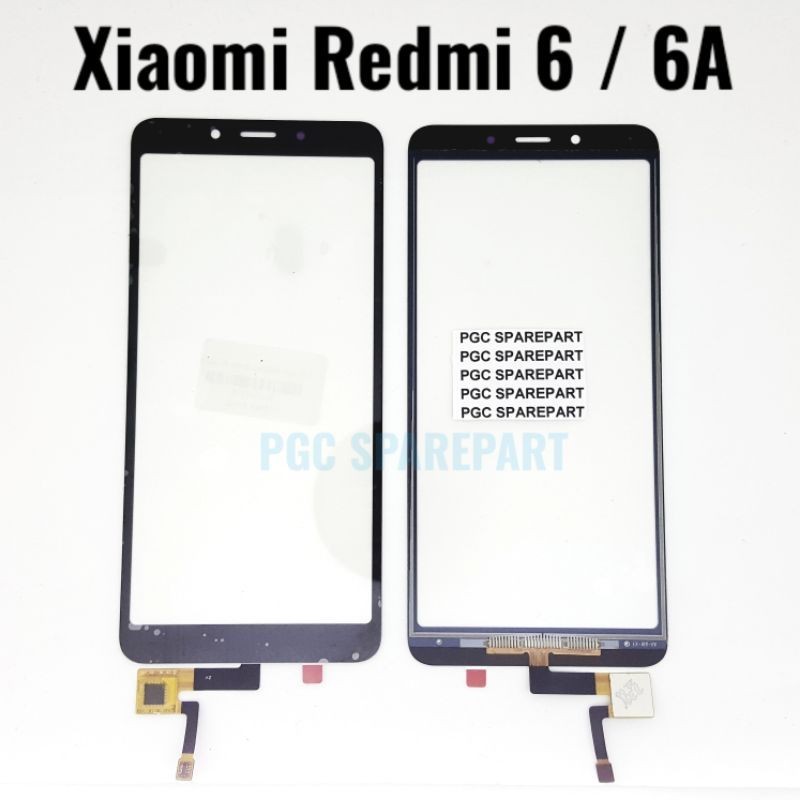 XIAOMI REDMI Layar 原裝觸摸屏小米紅米 6 6A 觸摸屏玻璃 TS