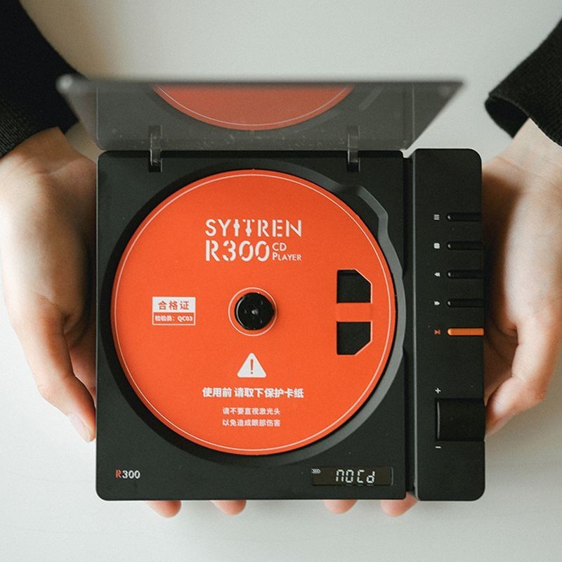【現貨速發】CD機 播放機 (新)Syitren/賽塔林R300-CD播放機發燒光纖輸出便攜