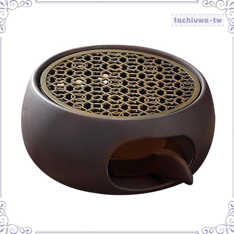 [TachiuwaTW] 茶壺加熱器多用途通用加熱茶咖啡和牛奶帶燭台茶愛好者套裝咖啡杯