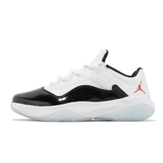 Nike 休閒鞋 Air Jordan 11 CMFT Low 白 黑 紅 女鞋 低筒 ACS DV2629-106