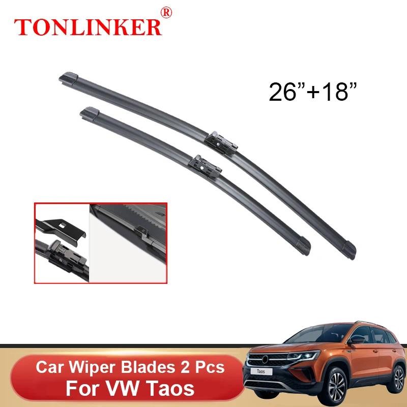 VOLKSWAGEN Tonlinker 雨刮片適用於大眾大眾 Taos Suv 2021 2022 汽車配件前擋風玻璃