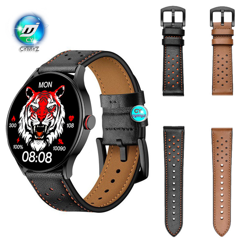 Imiki Smartwatch TG1 錶帶 IMIKI 手錶皮革錶帶 TG1 錶帶運動腕帶