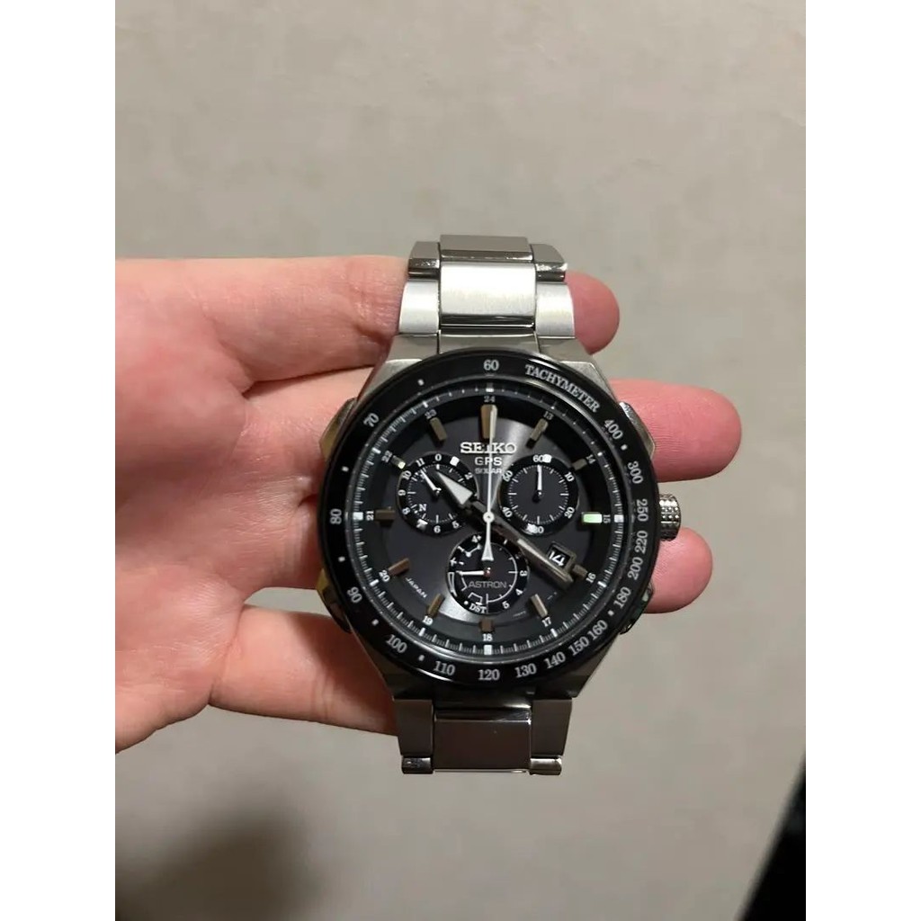 SEIKO 精工 手錶 astron 黑色 錶盤 鈦 mercari 日本直送 二手