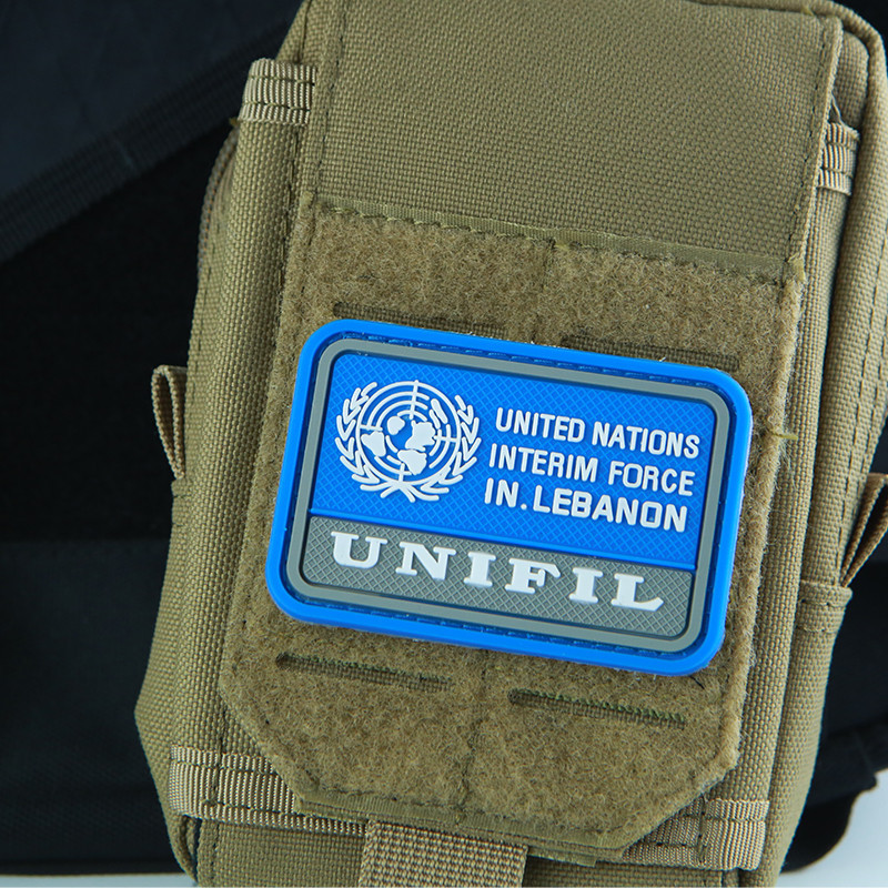 臂章星球 PVC聯合國魔術貼章 個性戰術背包士氣章DIY裝飾防水徽章