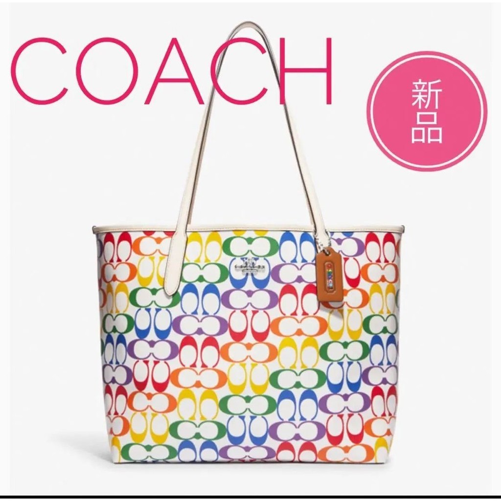 近全新 COACH 蔻馳 托特包 Signature mercari 日本直送 二手