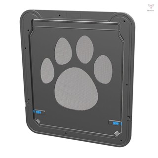 寵物紗門磁性翻蓋屏風自動可鎖定黑色狗門