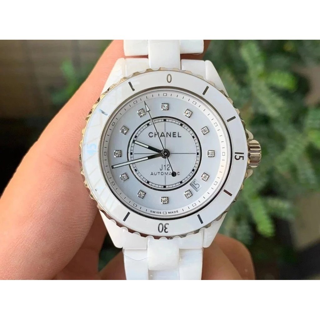Amor-匠心之作 J12腕錶機械背透男女手錶 尺寸38mm 搭載原裝機械機芯.原裝一致的精緻陶瓷手錶.