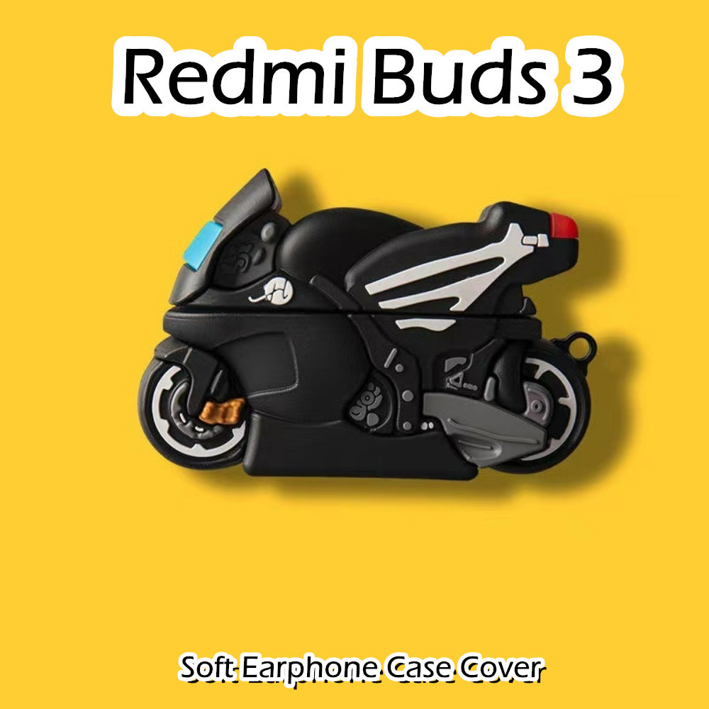 [快速發貨] 適用於 Redmi Buds 3 保護套創意卡通造型軟矽膠耳機保護套保護套 NO.4