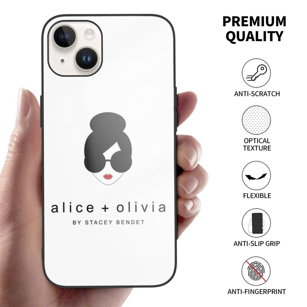 Alice + Olivia 時尚經典高品質手機殼適用於 IPhone 13 14 15 Pro Max