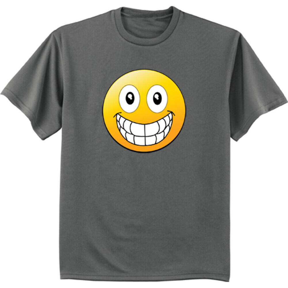 有趣的笑臉表情符號 T 恤男士圖案 T 恤