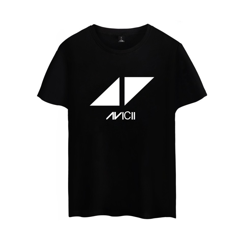 熱銷新款 Alimoo DJ Avicii 男士和棉質 T 恤搖滾朋克專輯短袖上衣大碼 2128A 801556