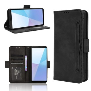 索尼 Sony Xperia 10 VI 2024 6代 多卡槽 錢包款 手機殼 磁扣 掀蓋保護殼 翻蓋皮套 支架