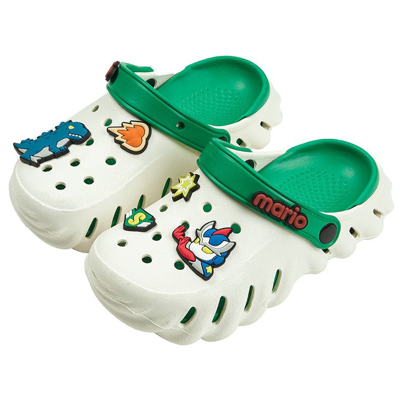Cheerful Mario幸福瑪麗 ULTRAMAN 奧特曼洞洞鞋涼鞋 防滑透氣eva 夏季兒童男童拖鞋