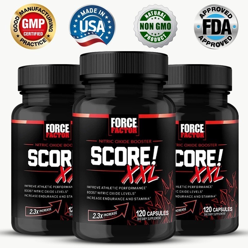 Force Factor Score!XXL 男士補充劑 - 含左旋瓜氨酸、黑瑪卡等
