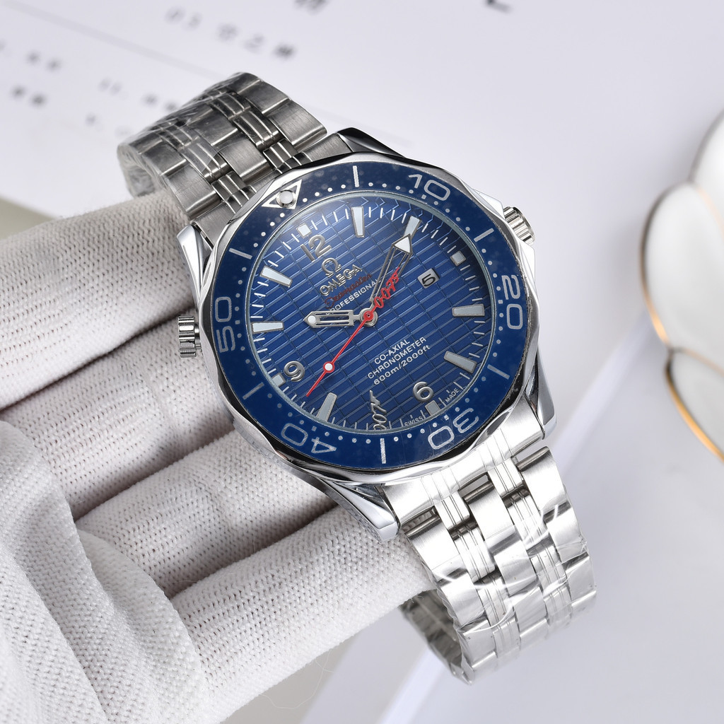 歐米加 007系列 海馬300 AAA石英錶 腕錶 商務手錶 男表 夜光防水 表