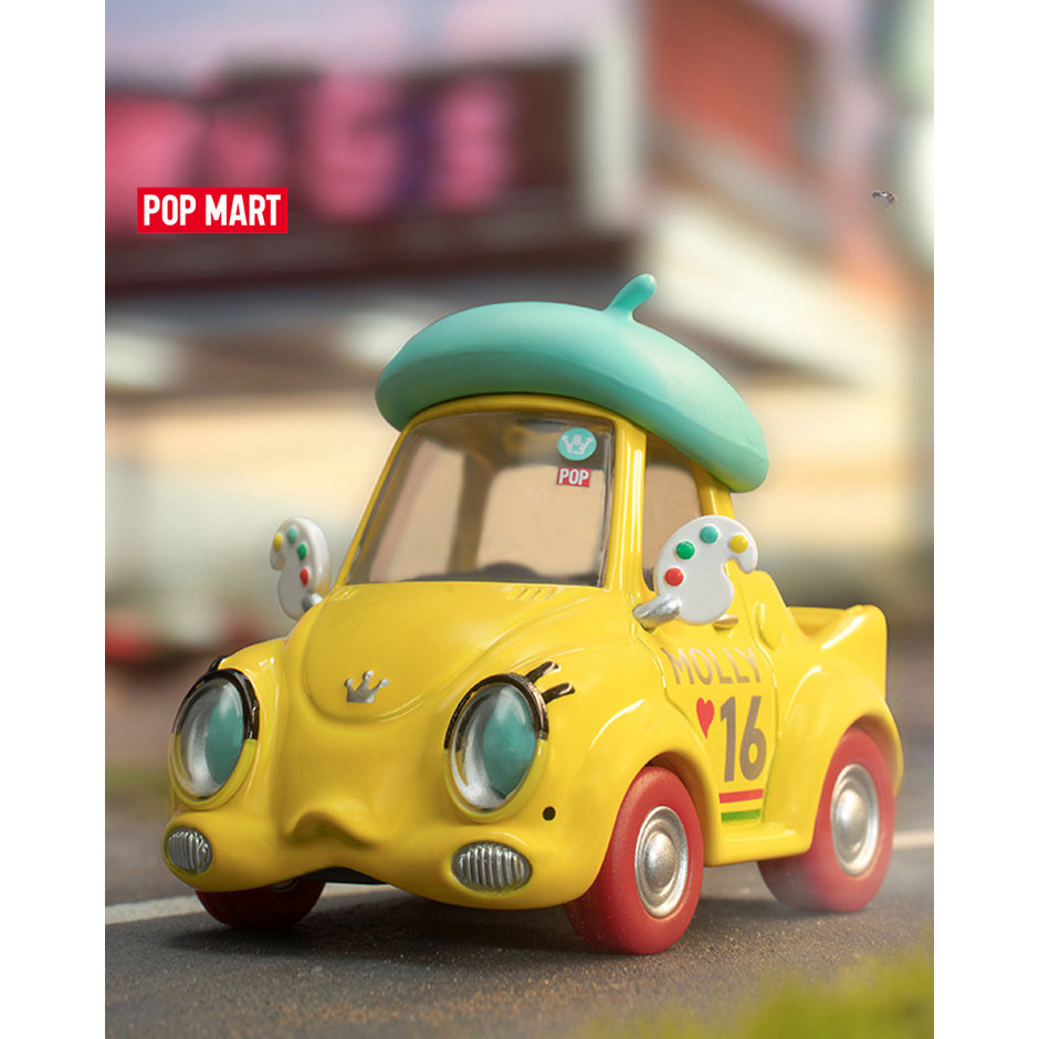 POPMART泡泡瑪特 POPCAR快樂週末系列手辦盲盒玩具可愛卡通禮物