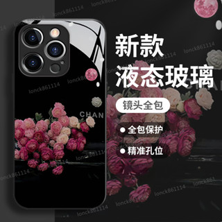 玫瑰花手機殼適用於 VIVO Y27 Y36 Y78 5G 保護殼 vivo y27 y36 y78手機殼防摔鋼化玻璃殼