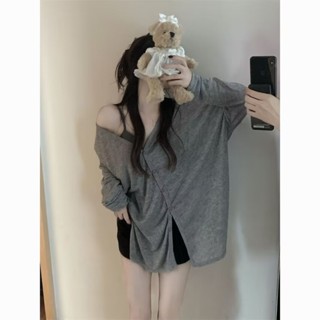 【肉肉家中大碼女裝】新款韓版防曬罩衫夏裝長袖女修身甜美女生少女t恤上衣
