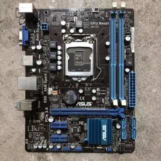 【現貨品質保證】ASUSP8B75-M LX PLUS/LE B75M-A B75M-PLUS B75主闆SuperH6