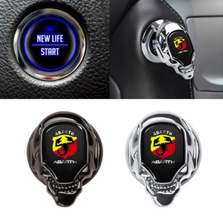 汽車一啟動停止按鈕啟動開關發動機按鈕蓋適用於 Abarth 595 500 695 124Spider Fiat500