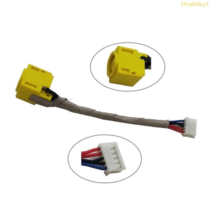 Dou 電源插孔電纜充電端口線束電纜更換,適用於 Thinkpad X220 X230