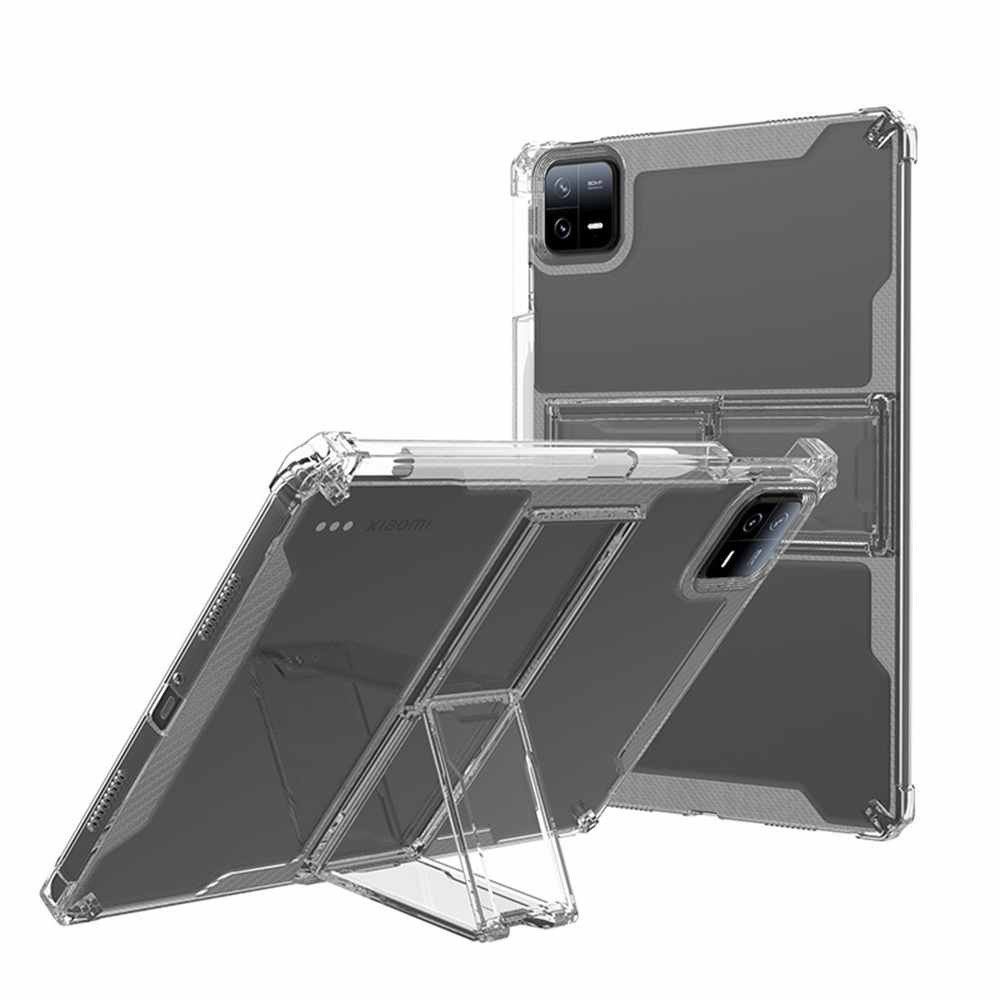 XIAOMI 透明普通簡單外殼帶支架,適用於小米 Pad 6 Max 14 Pad 5 Pad6 5Pro 6