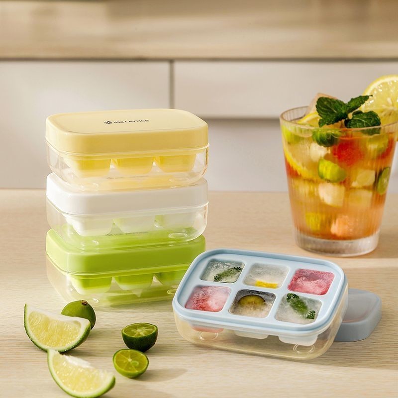 家用冰箱矽膠冰塊模具製冰盒帶壓蓋冷凍冰塊神器食品級迷你冰格