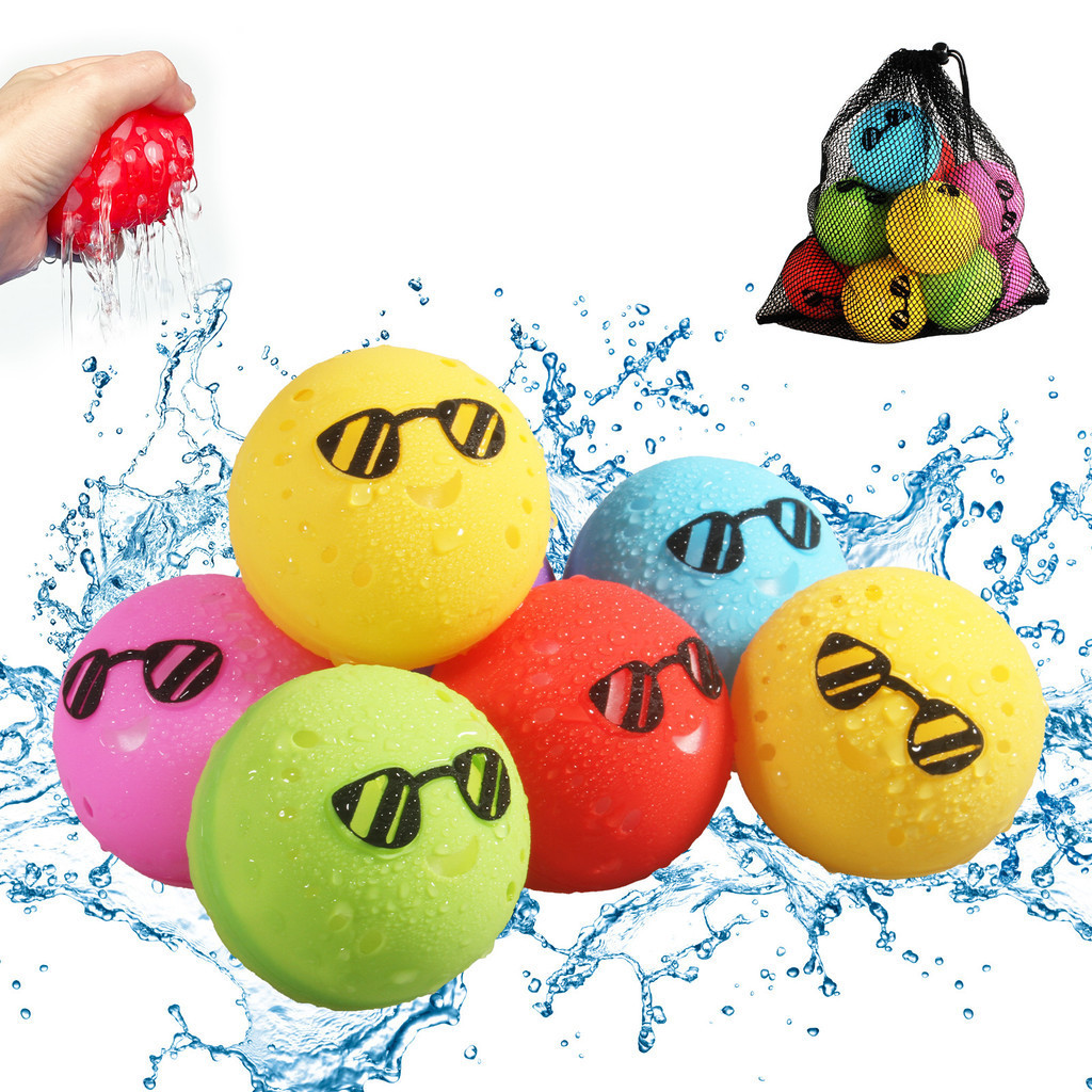 磁吸矽膠水球打水仗水球玩具磁吸矽膠水球兒童矽膠水球玩具亞馬遜