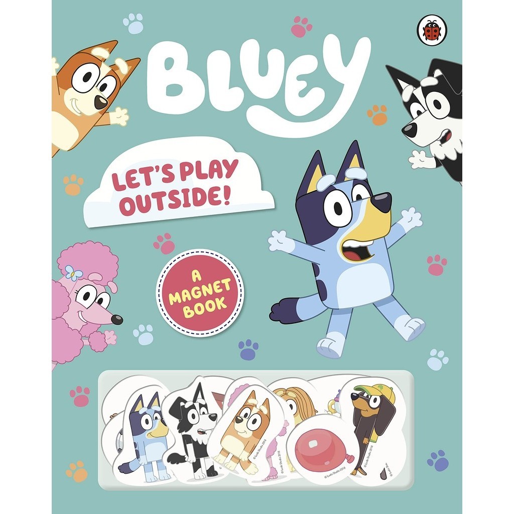 Bluey: Let's Play Outside!: Magnet Book (磁鐵書)(精裝)/Bluey【三民網路書店】