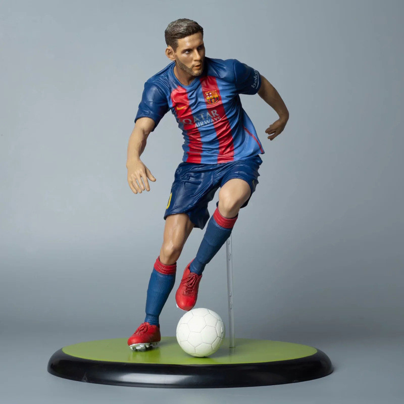 世界盃足球明星漫之林阿根廷GK里奧梅西10號球衣手辦模型雕像周邊
