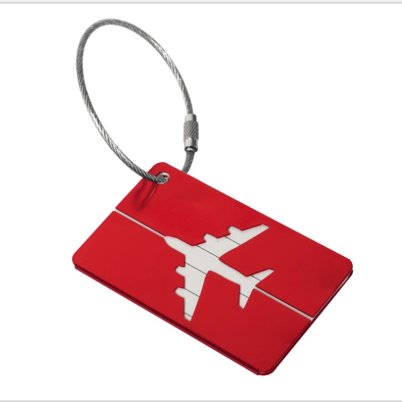 客製化【行李牌】箱包行李牌 金屬鋁合金飛機登機牌 航空創意吊牌 鑰匙圈環掛 訂製logo