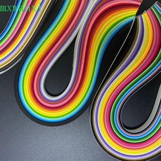 MXWANXI捲紙36種顏色180件多功能長期的實用彩色紙