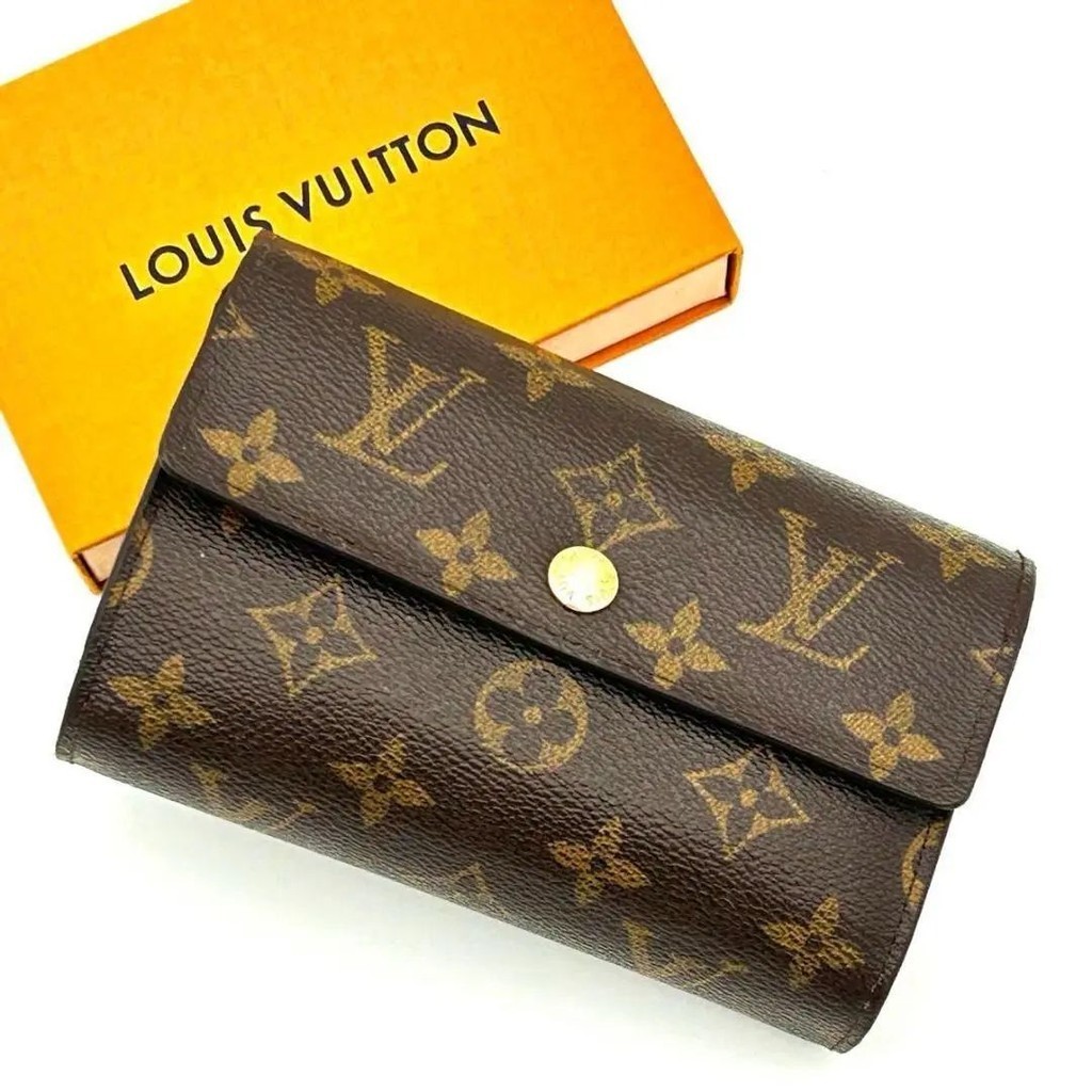 LOUIS VUITTON 路易威登 錢包 三折皮夾 M60047 老花Monogram mercari 日本直送 二手