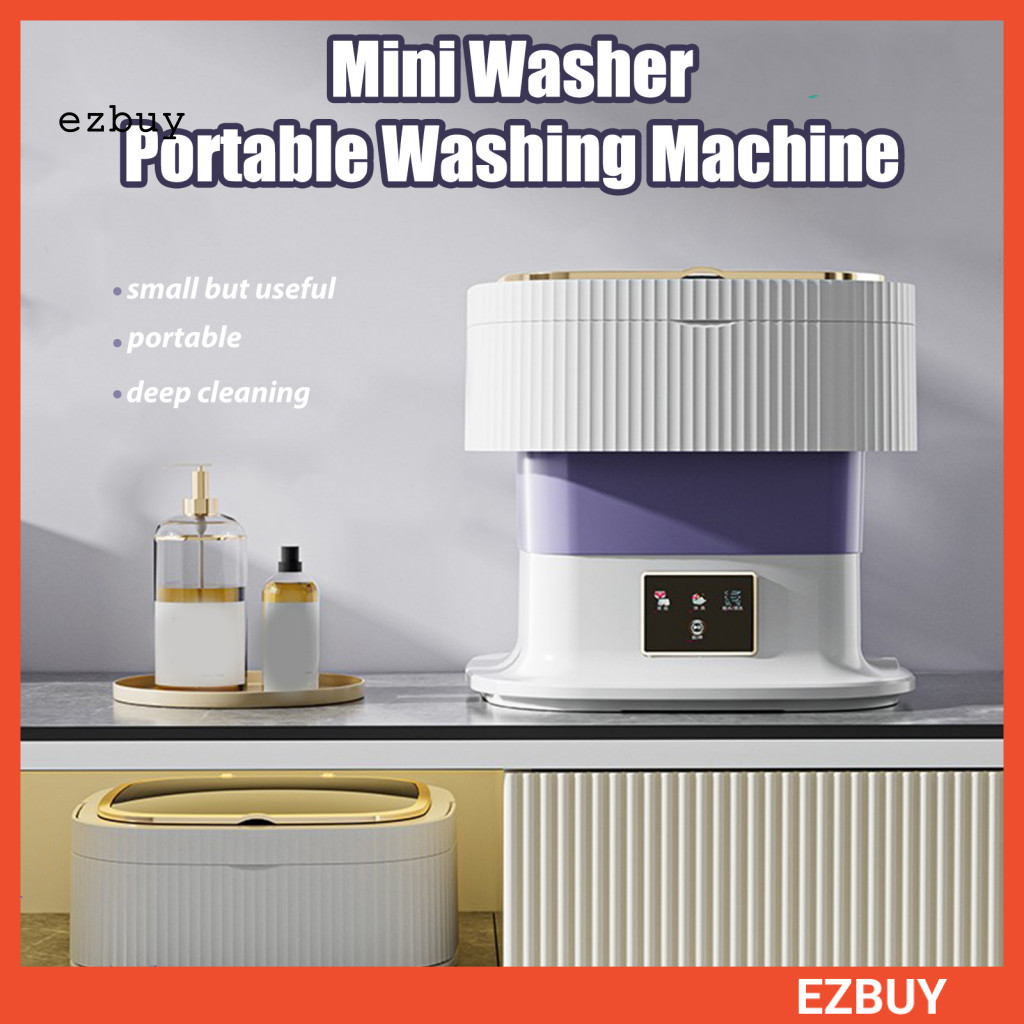 [EY] 迷你洗衣機半自動洗衣機緊湊型洗衣機,容量大,易於使用,低噪音非常適合內衣和襪子便攜式洗衣機烘乾機