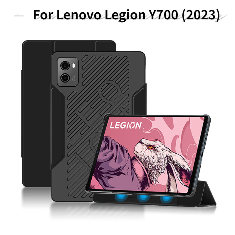 LENOVO 適用於聯想 Legion Y700 2023 手機殼 TB-320F 320FC 磁性智能保護套適用於 L