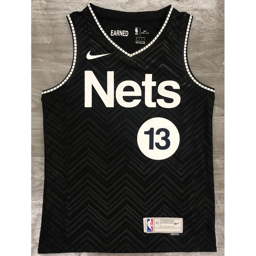 熱賣球衣 Harden球衣NBA布魯克林籃網隊13#Harden 2021新款黑獎勵版等款式籃球球衣運動衫