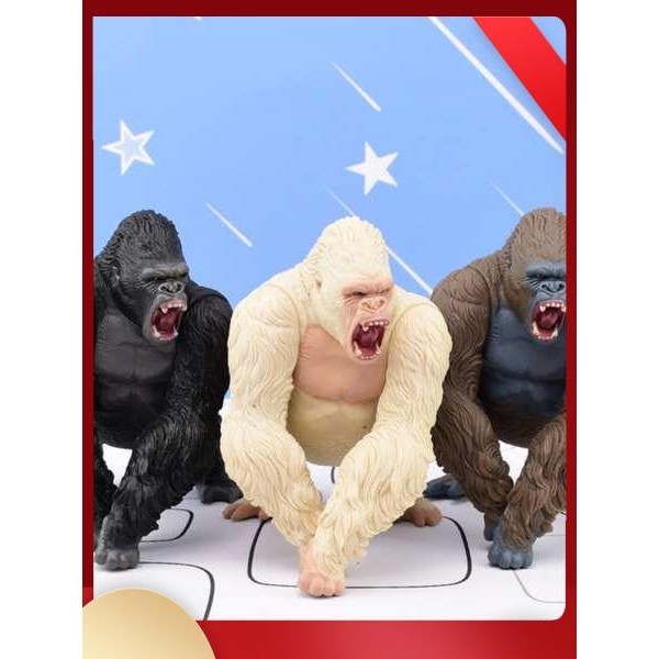 哥吉拉 哥吉拉娃娃 哥斯拉大戰金剛武器大猩猩手辦模型公仔擺件關節可動玩具生日禮物