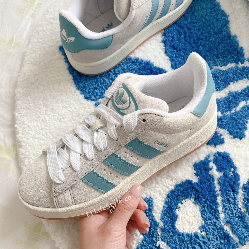 aDIDAS CAMPUS 00S 麵包鞋 水藍 天空藍 焦糖底 麂皮 女鞋 IF2989