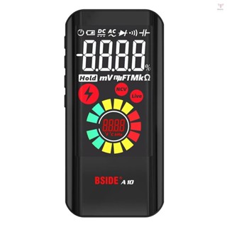 Bside A10迷你數字萬用表NCV多功能測試儀電壓表交直流電壓電阻電容頻率二極體測量