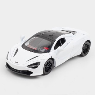 1:32模擬鎧輪720S合金車模型模擬賽車兒童聲光回力玩具
