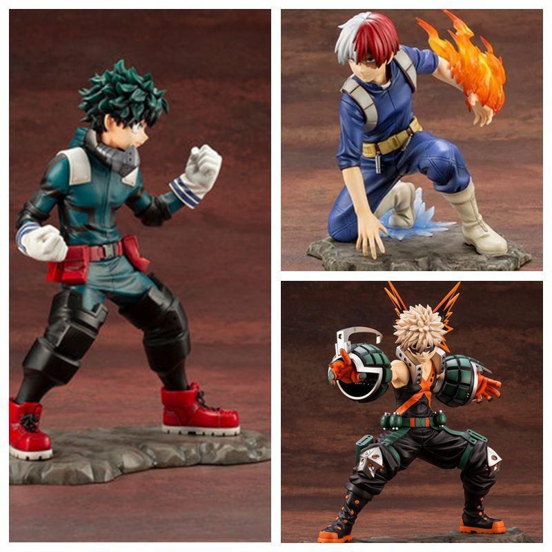 我的英雄學院 壽屋ARTFX J 爆豪勝己 轟焦凍 我的英雄學院 轟焦凍綠穀出久爆豪勝己1/8公仔手辦模型