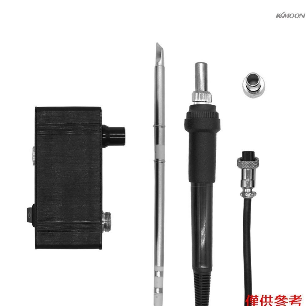 QUICKO 迷你OLED屏T12-942焊臺 外出便攜式航模DIY用電烙鐵 數字焊接電動工具套裝 可調溫 帶焊臺+K頭