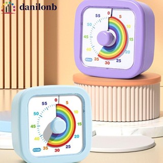 DANILO倒計時鬧鐘,視覺化超靜音可視計時器,卡通片圓形/方形60分鐘自律廚房定時器室內的