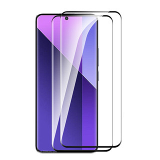 XIAOMI REDMI 適用於小米紅米 Note 13 Pro+ 5G 鋼化玻璃全覆蓋曲面高畫質 9H 螢幕保護膜