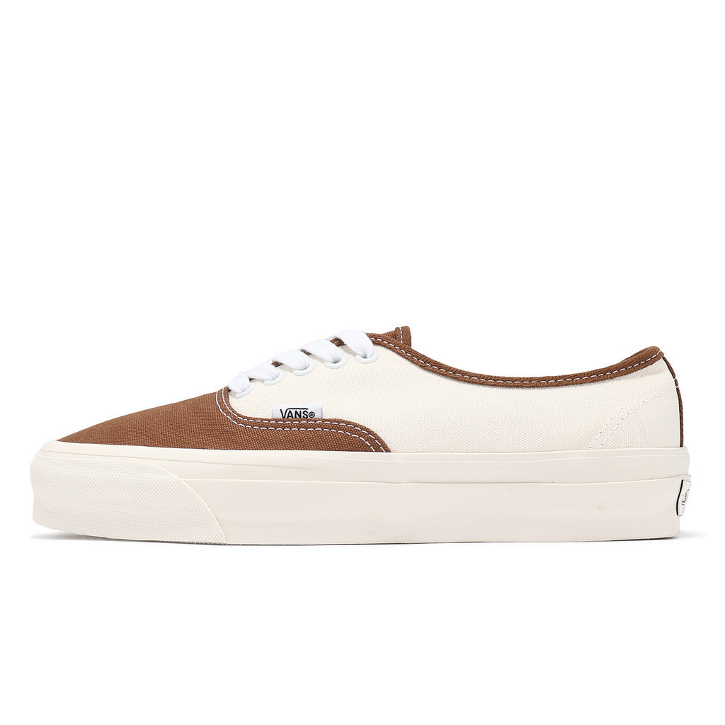 Vans 休閒鞋 Authentic Reissue 44 男女鞋 帆布 米白 棕 [ACS] VN000CQACFF